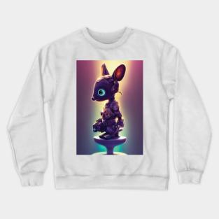 tough cyberpunk mice - DESIGN Crewneck Sweatshirt